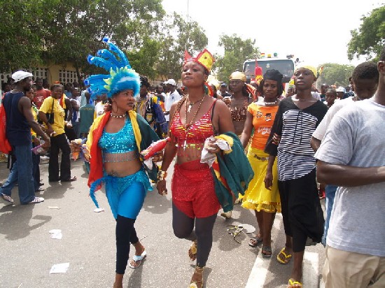 Ladies dressed for Carnival<br>Source: Mr CNN