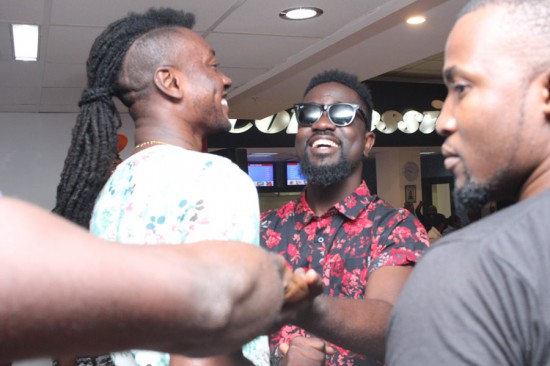 Sarkodie with Pappy Kojo