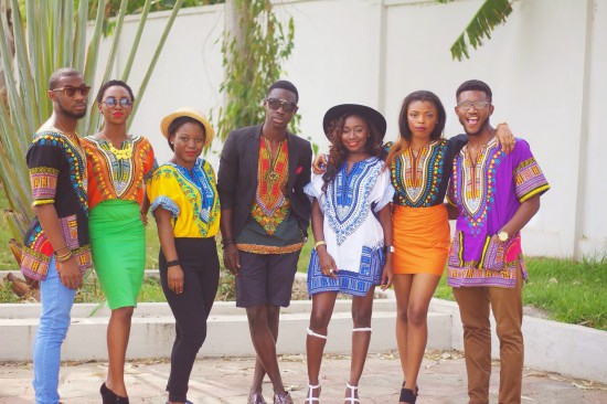 Gents and ladies in the dashiki