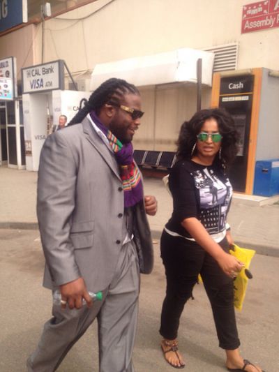 Gramps Morgan arrives in Ghana