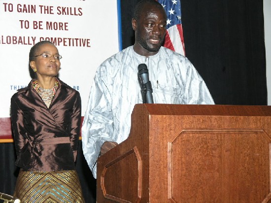 Kofi Appenteng offers his welcome remarks