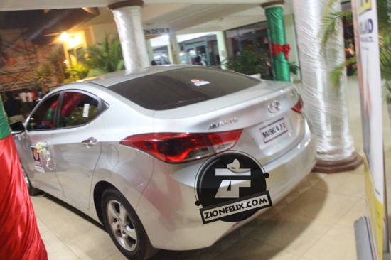 The Hyundai car presented to No Tribe