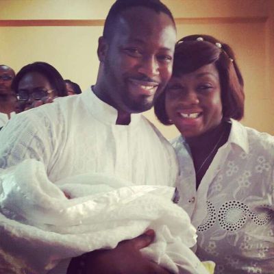 After 7 years of marriage, Adjetey Anang and wife welcome first child