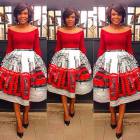 Latest flared skirt trending in 2015