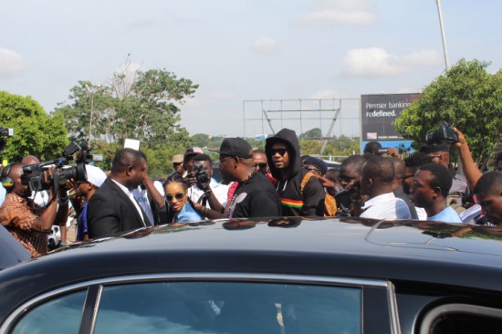 Don Jazzy (Wearing black Cap)