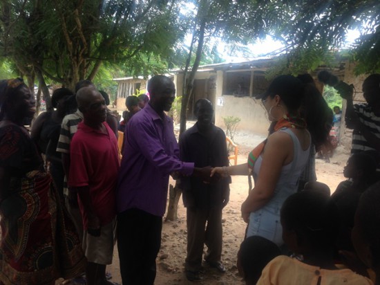 Nadia Buari commissions water project in Suhum-Abisim