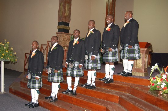 Paul and his groomsmen