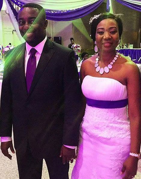 Ekow Smith Asante with wife