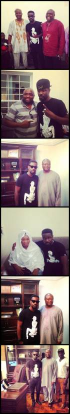 PHOTOS: Sarkodie meets Sierra Leonean Vice President