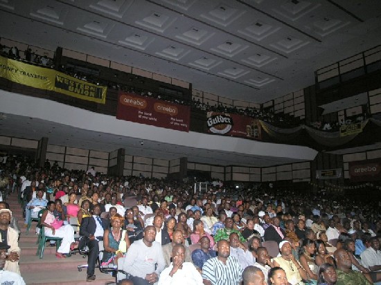 The packed auditorium of the National Conference Center