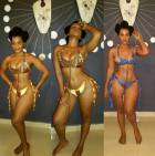 Benedicta Gafah flaunts body in dashiki bikini