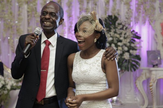 Asiedu Nketiah with bride