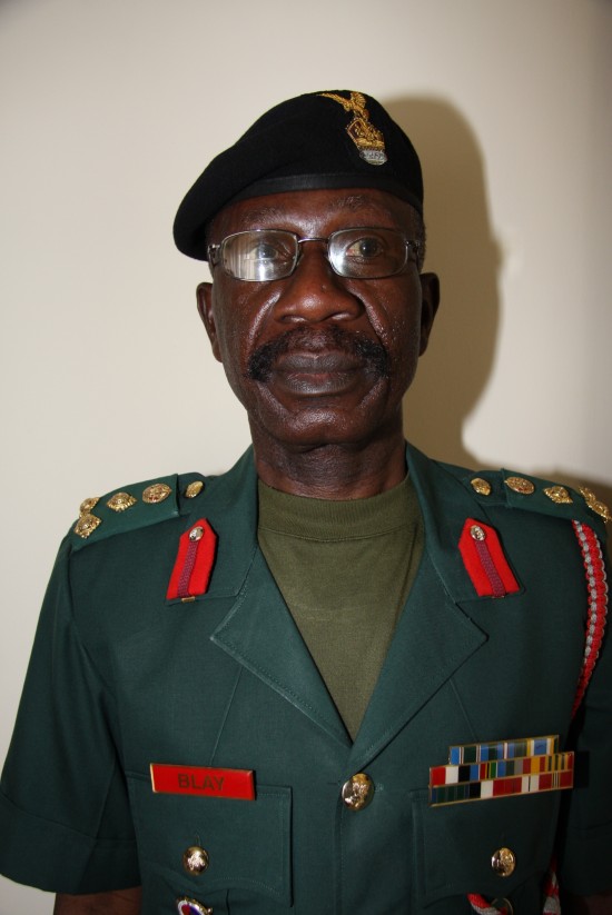 Major General P.A. Blay is the new Chief of the Defence Staff.