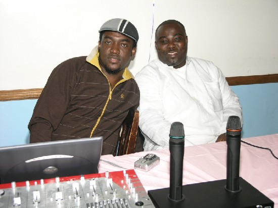 DJ Alongay on the ones and twos and Costello says a big shout out to Ghanaweb