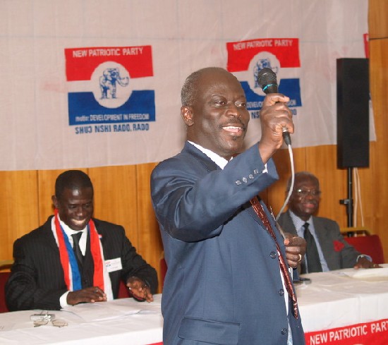 Mr. Kofi Boateng aka Kofi ROPAL, Chairman, NPP USA got the mic and
talked about ROPAL