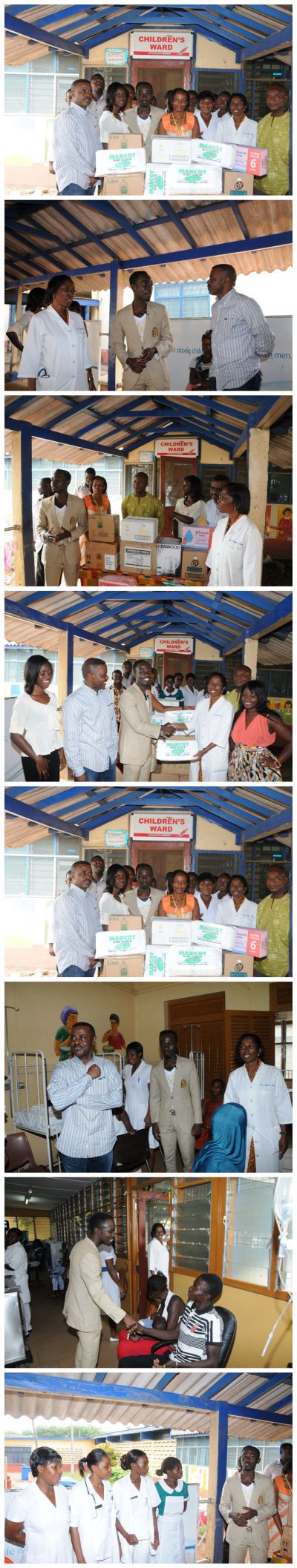 Photos: Okyeame Kwame donates to Ridge Hospital