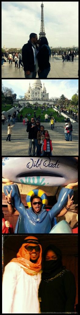 Van Vicker and family holiday in Paris