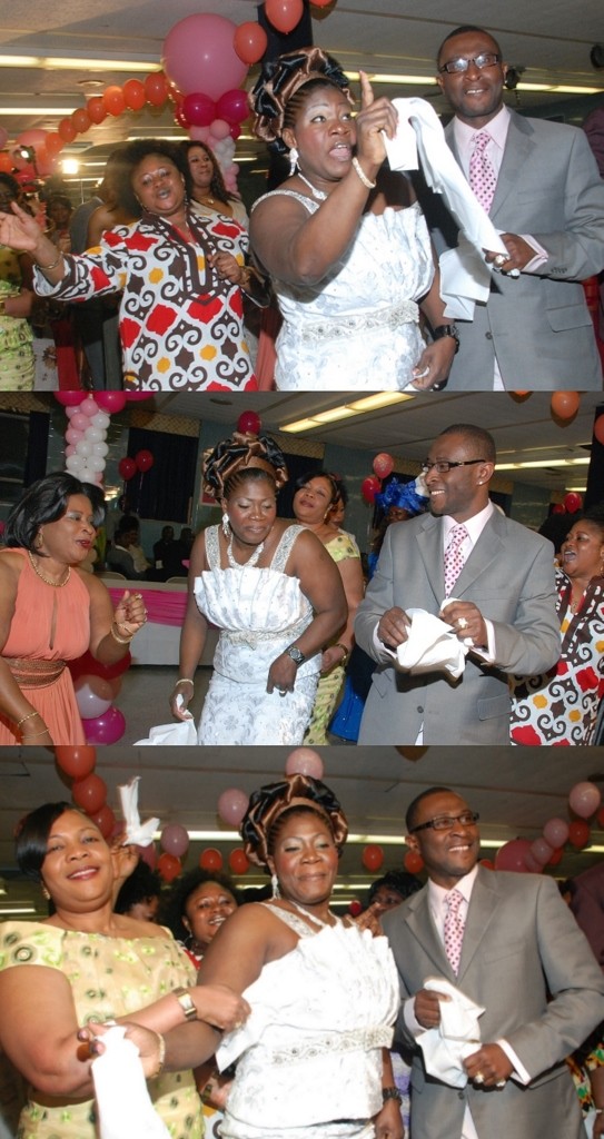 top-center-bottom -The couple and guests dancing