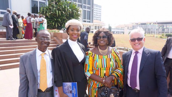 Actress Vivian Okyere passes as a  Barrister