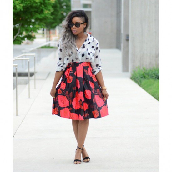 Trending flared skirts in 2015