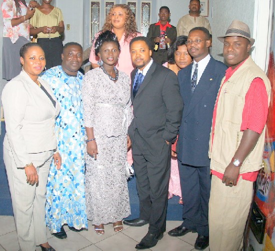 Group pose  featuring Mr. CNN and some fans of Esther Smith