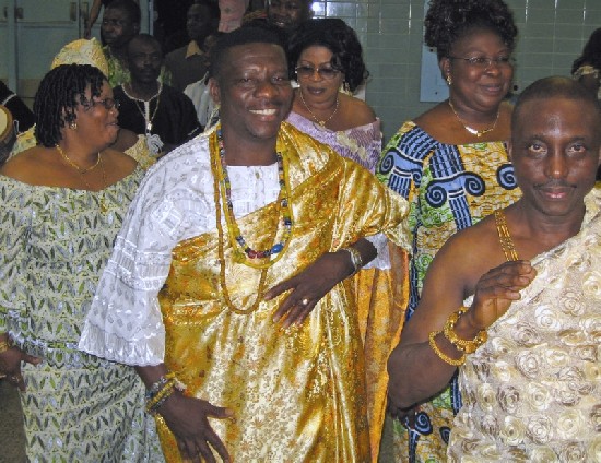 The celebrant led by Nana Kennedy Abrampa (Brooklynhene) to the event