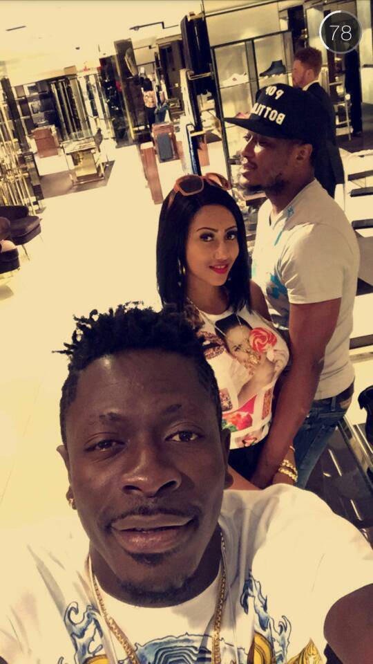 Shatta Wale with Mona