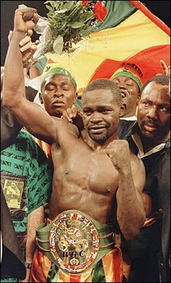 Azumah Nelson  Inducted Into Hall of Fame