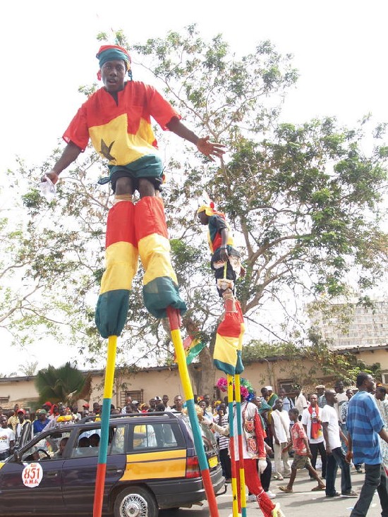 Masquerades on display<br>Source: Mr CNN