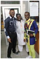 Photos: J Martins leaves Ghana after collabo with Okyeame Kwame