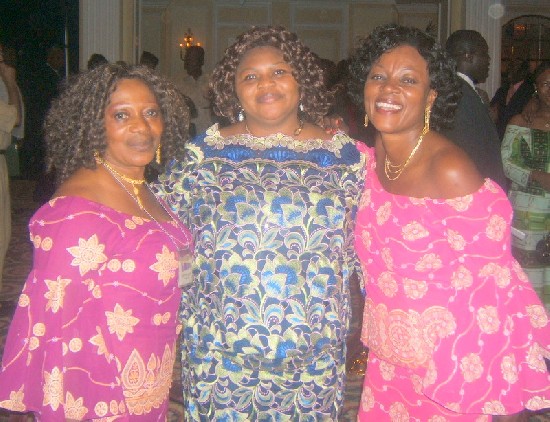 Esther, Nana Ama Achiaa (Asantefuohemma of Washington Metro) and Christine