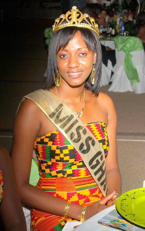 The new Miss Ghana 2007; Frances Tekyi-Mensah