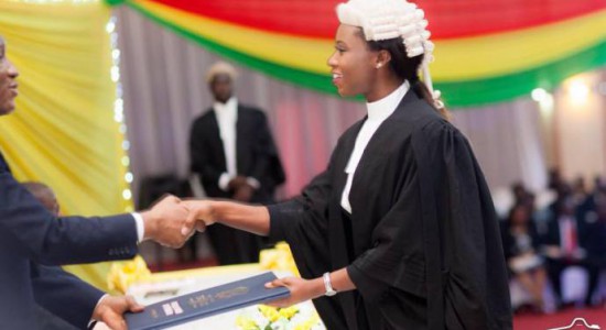 Actress Vivian Okyere passes as a  Barrister