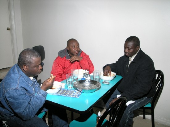 These brothers from Togo said they eat Fufu and their favorite soup every night at Papaye and they love it.