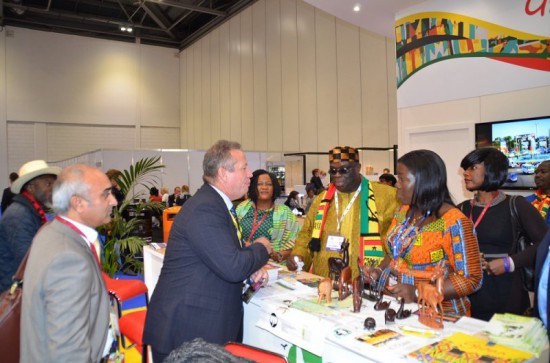 The Ghana stand