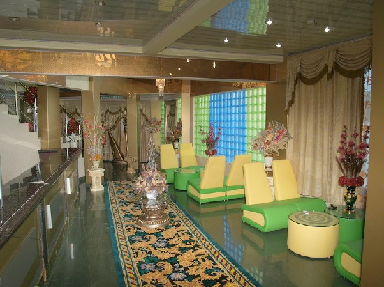 The lobby at the reception