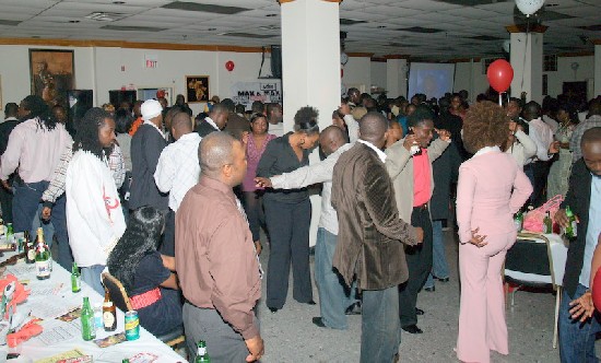 Packed dance floor