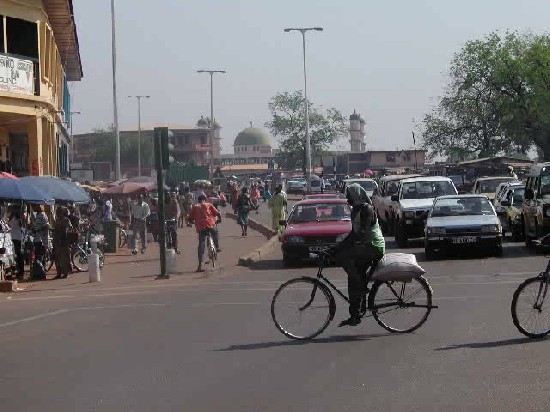 The heart of the city. central junction,Tamale.