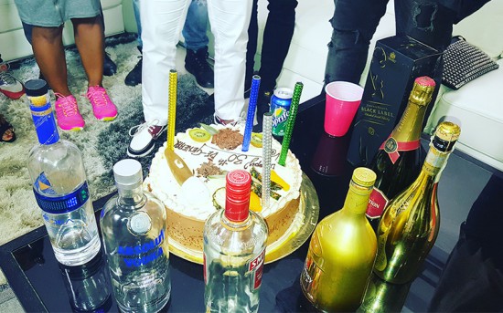 The cake given to D-Cryme