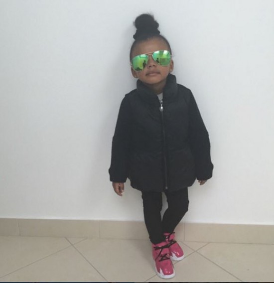 Dede Ayew's daughter