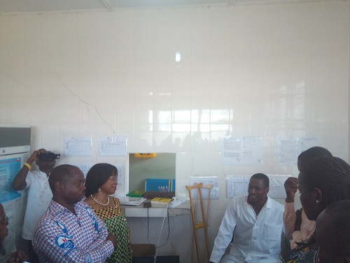 Participants undertook a field visit with organisers at the Navrongo War Memorial Hospital