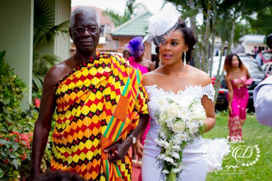 Doris Kyei Baffour with her father