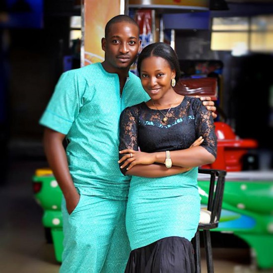 Adeola Soares and her husband