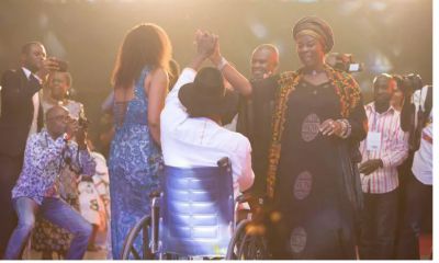 Papa Yankson performs in wheel chair at EMY Awards