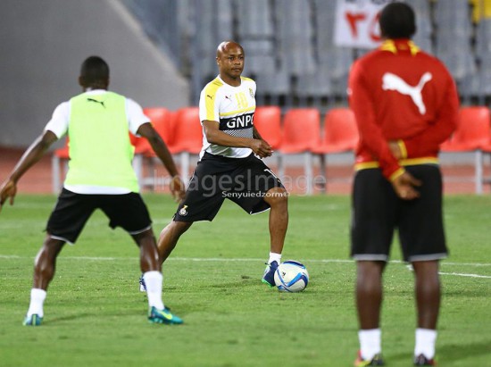 West Ham striker Andre Ayew dazzles in training (Credit: Senyuiedzorm Awusi Adadevoh)