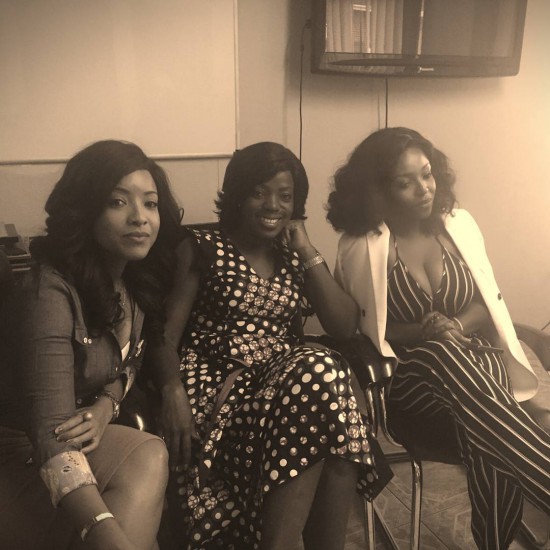 L-R: Joselyn Dumas, Shirley Frimpong Manso and Yvonne Okoro