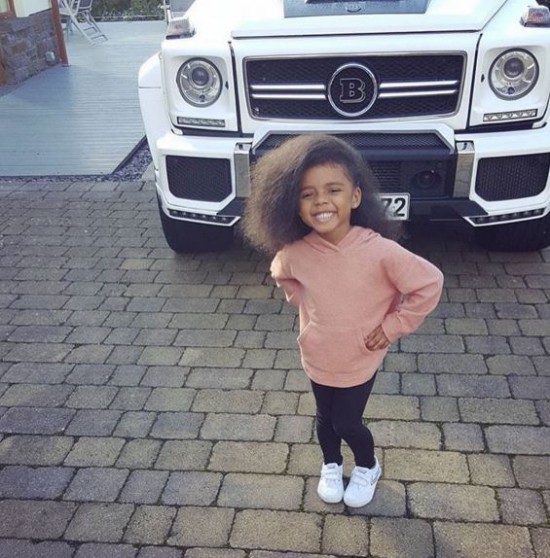 Dede Ayew's daughter