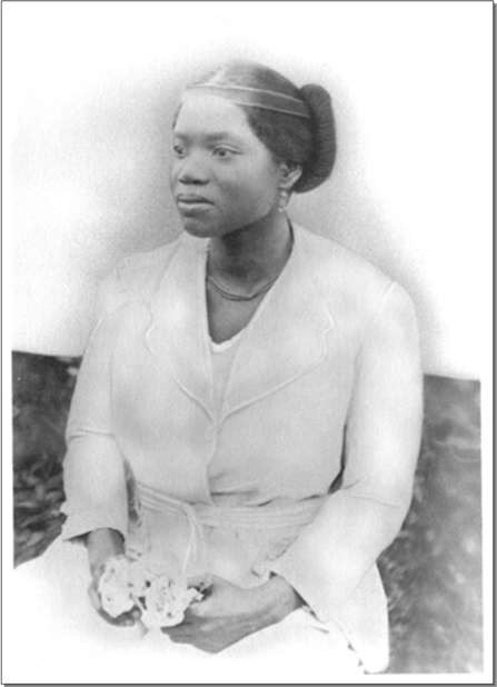 Mother: Dora Asihene, picture taken in 1930 on the day Mr. Asihene was ordained as a minister of the Presbyterian Church