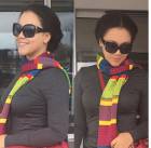 Nadia Buari shows off flawless legs and skin