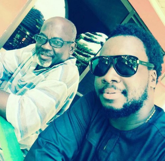 Sonnie Badu and his father